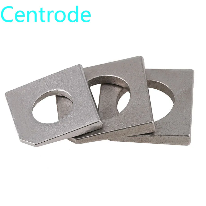 

304 stainless steel square inclined gasket I-beam flat gasket for steel, angle missing gasket m6-16 (gb853)