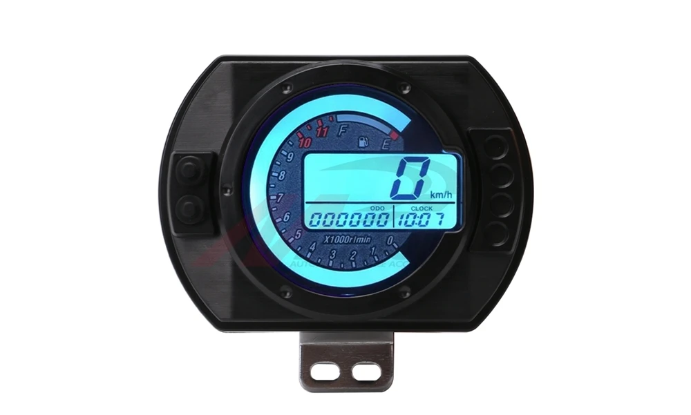 12500 об/мин мотоциклетный спидометр lcd MPH цифровой одометр 7 цветов подсветка мотоциклетный Спидометр Тахометр
