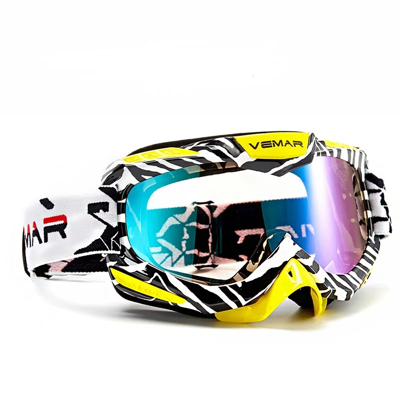 

Enduro Off Road Goggles Motorcycle MX BMX Dirt Bike Mountain Bicycle Riding Windproof Glasses Moto Equipment Vemar Gift Men