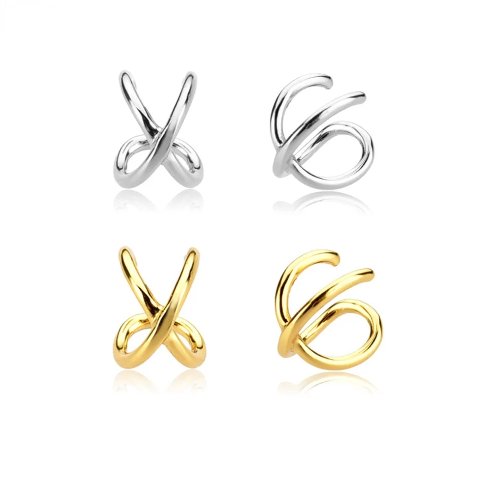 

925 Silver Sterling Adjustable Ear Cuff Slim Earcuff Cuffs Earring Piercing No Clips Women Luxury Jewelry 2021 Fashion