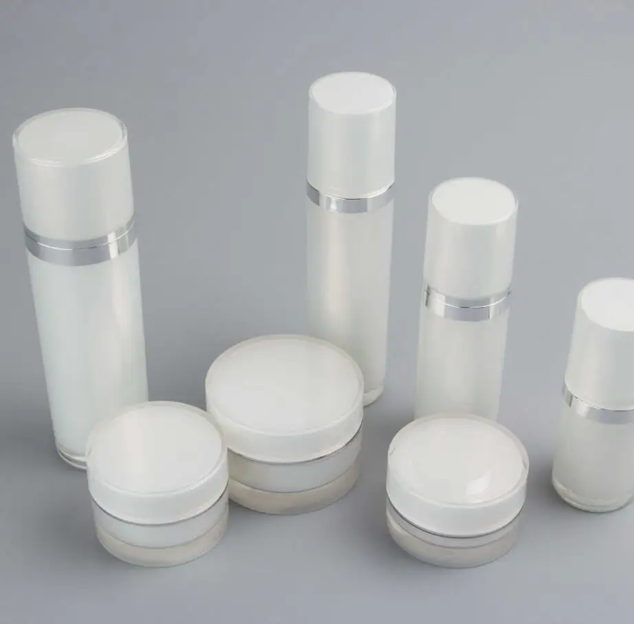 60 мл жемчужно белый акрил прямые круглой формы лосьон насос для пресса