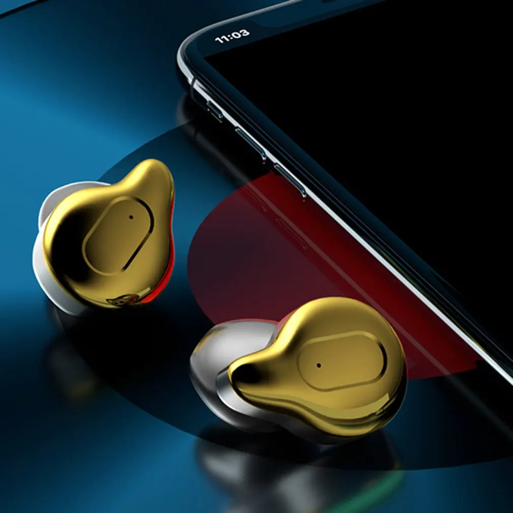 

Wireless headset Bluetooth V5.0 TWS Bluetooth 5.0 in-ear headset Noise reduction HiFi IPX7 waterproof 2000mAh mobile headset