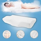 Ортопедическая подушка для шеи Здравоохранение постельные принадлежности с защитой шеи пены памяти средства ухода за кожей Шеи
