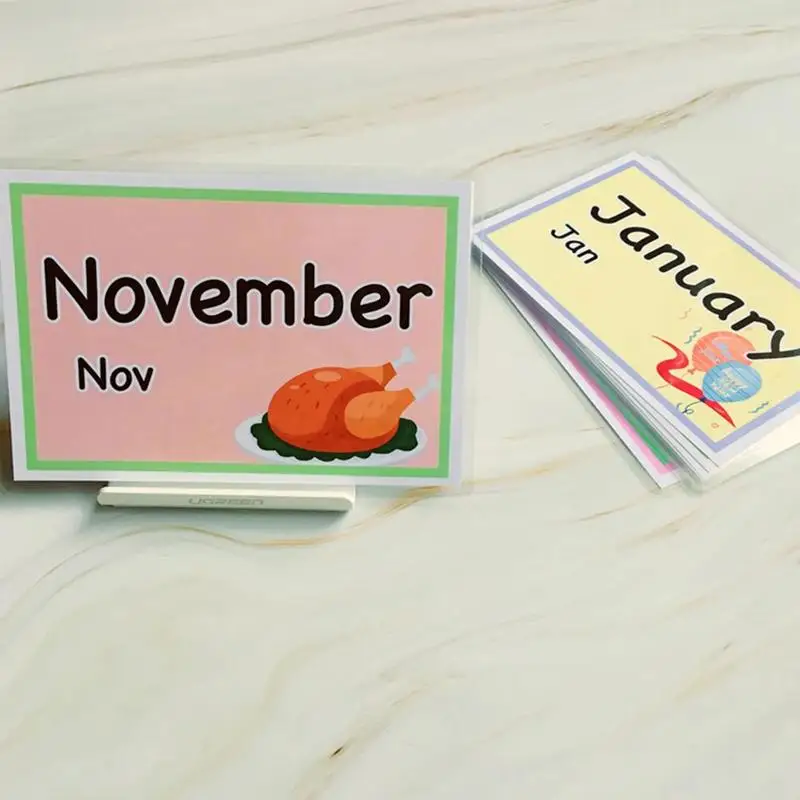 Монтессори английского изучение слов карты 12 шт. детей раннего обучения учебное