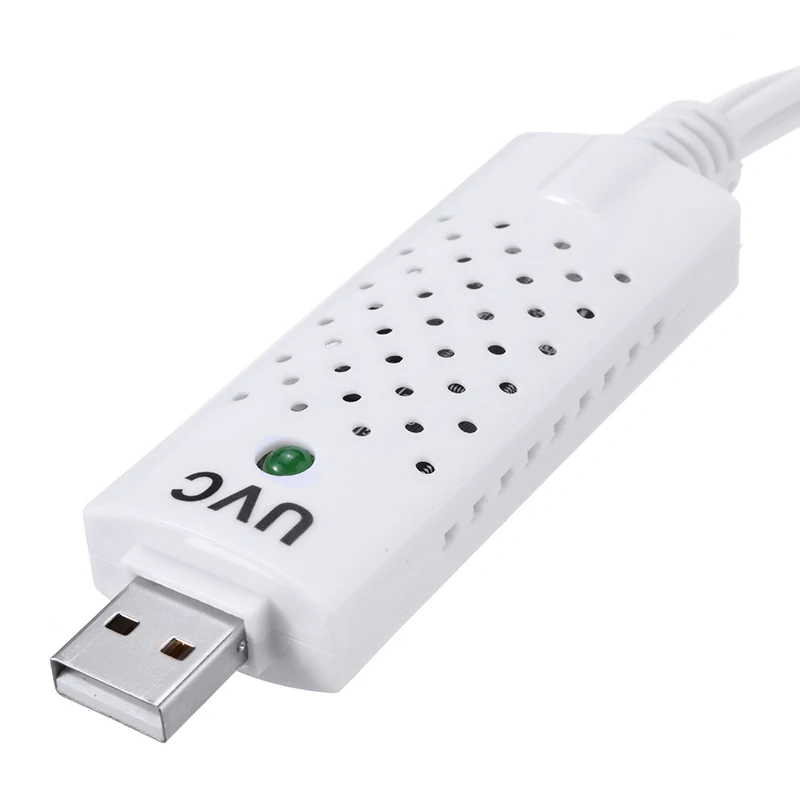 USB 2 0 Видео Аудио VHS RCA на DVD Захват карты адаптер для Win7/8/10/XP|Кабели VGA| |