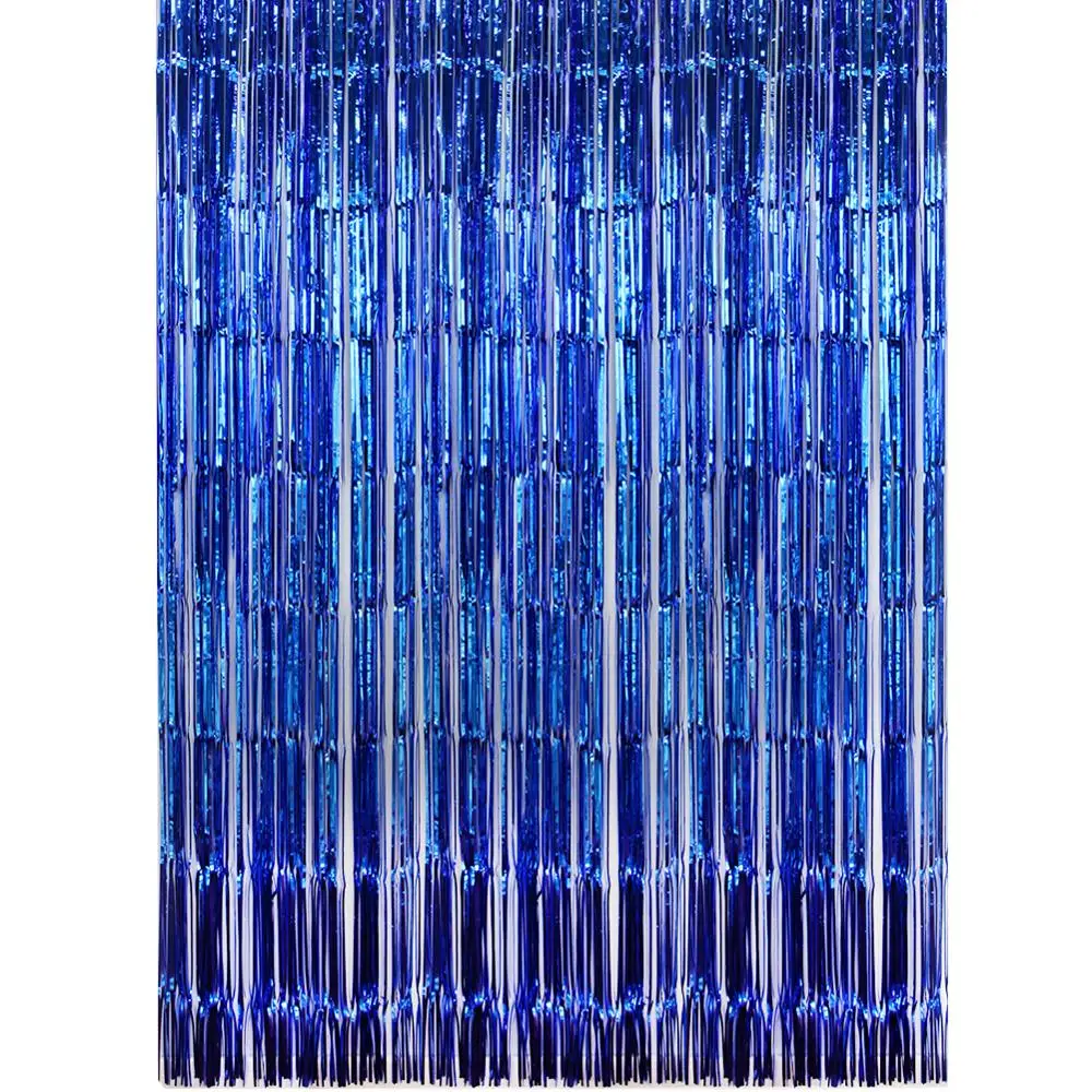 Новинка металлическая бахрома из фольги 92*245 см занавески двери Фотофон свадьба