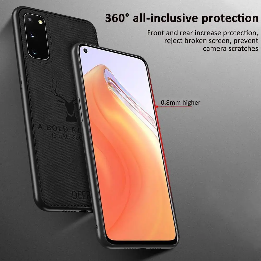 Мягкий силиконовый чехол для телефона с рисунком оленя Samsung S21 Ultra A42 A51 A72 A71 A12 5G A02S