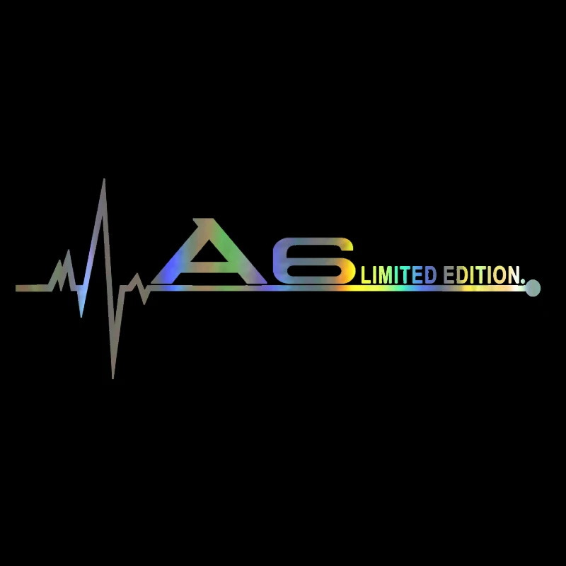 

Dawasaru Limited Edition Heartbeat Car Sticker and Decals for Audi A3 A4 A5 A6 A7 A8 TT Q3 Q5 Q7 A1 B5 B6 B7 B8 B9,20cm*7cm