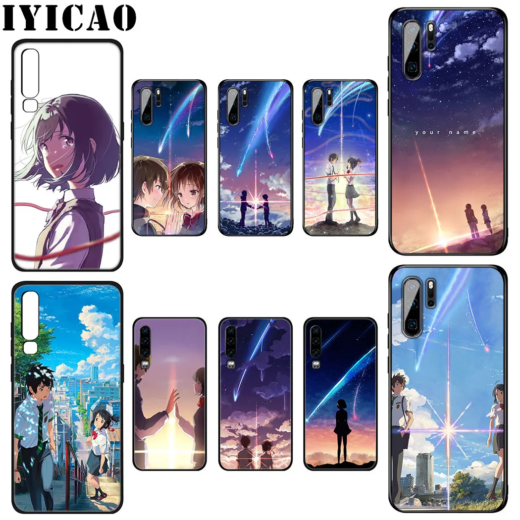 IYICAO аниме ваше имя Мягкий силиконовый чехол для huawei P Smart Z Plus 2019 P30 P20 P10 Lite Pro Чехол