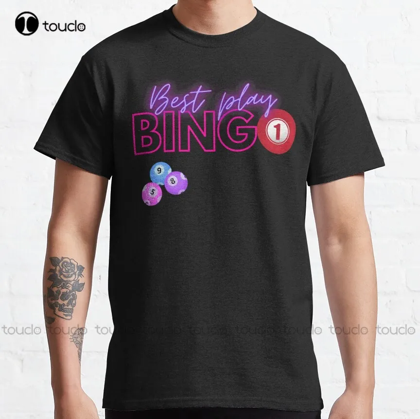 

Best Play Bingo Night Game Classic T-Shirt Tshirts For Teens Girls Custom Aldult Teen Unisex Digital Printing Tee Shirt Xs-5Xl