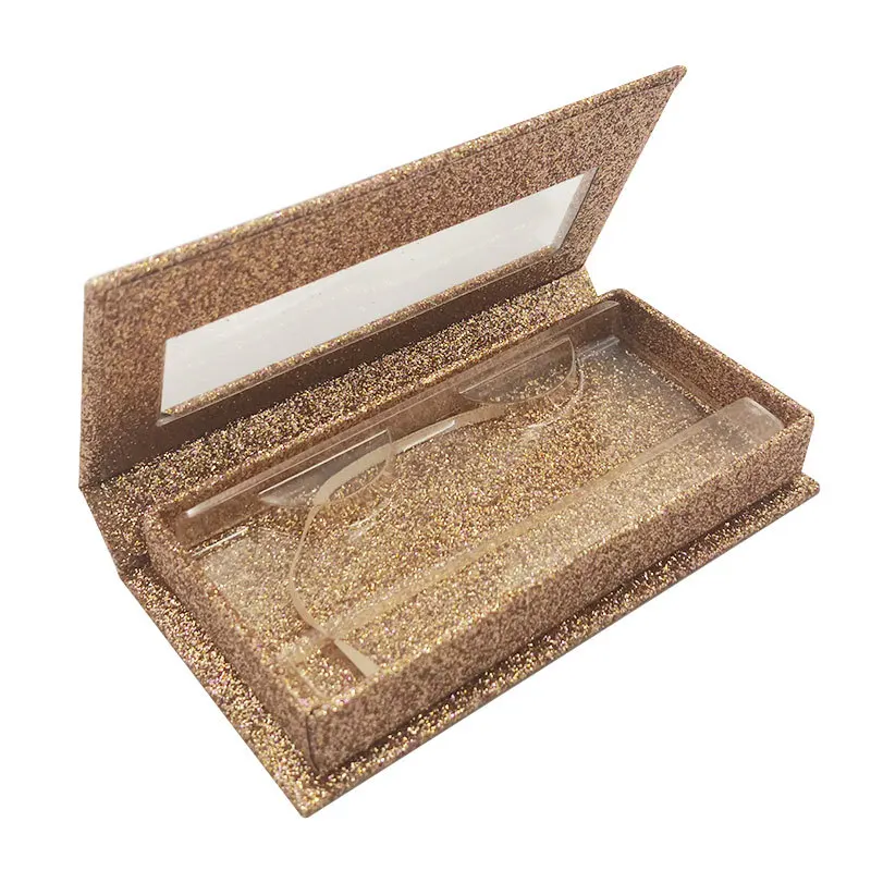 Window Brown Пользовательские ресницы упаковочные коробки Подарочная коробка ресницы посылка на заказ Чехол для хранения s Макияж Косметический Чехол норка накладные ресницы 1 шт - Цвет: Window Brown
