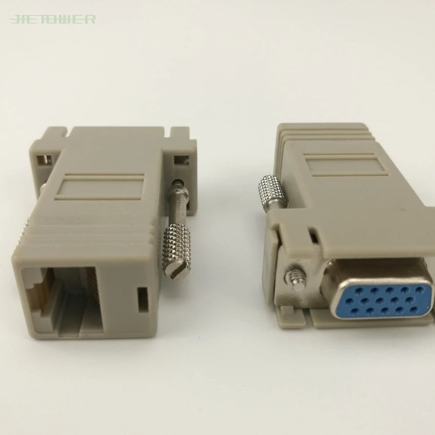 Заводская цена Лидер продаж новый удлинитель VGA мама для Lan Cat5 Cat5e RJ45 Ethernet адаптер