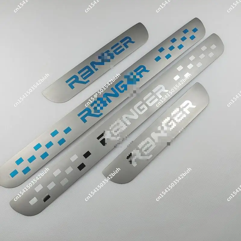 Накладка на порог из нержавеющей стали для Ford Ranger 2017 2012 2016|Хромирование| |