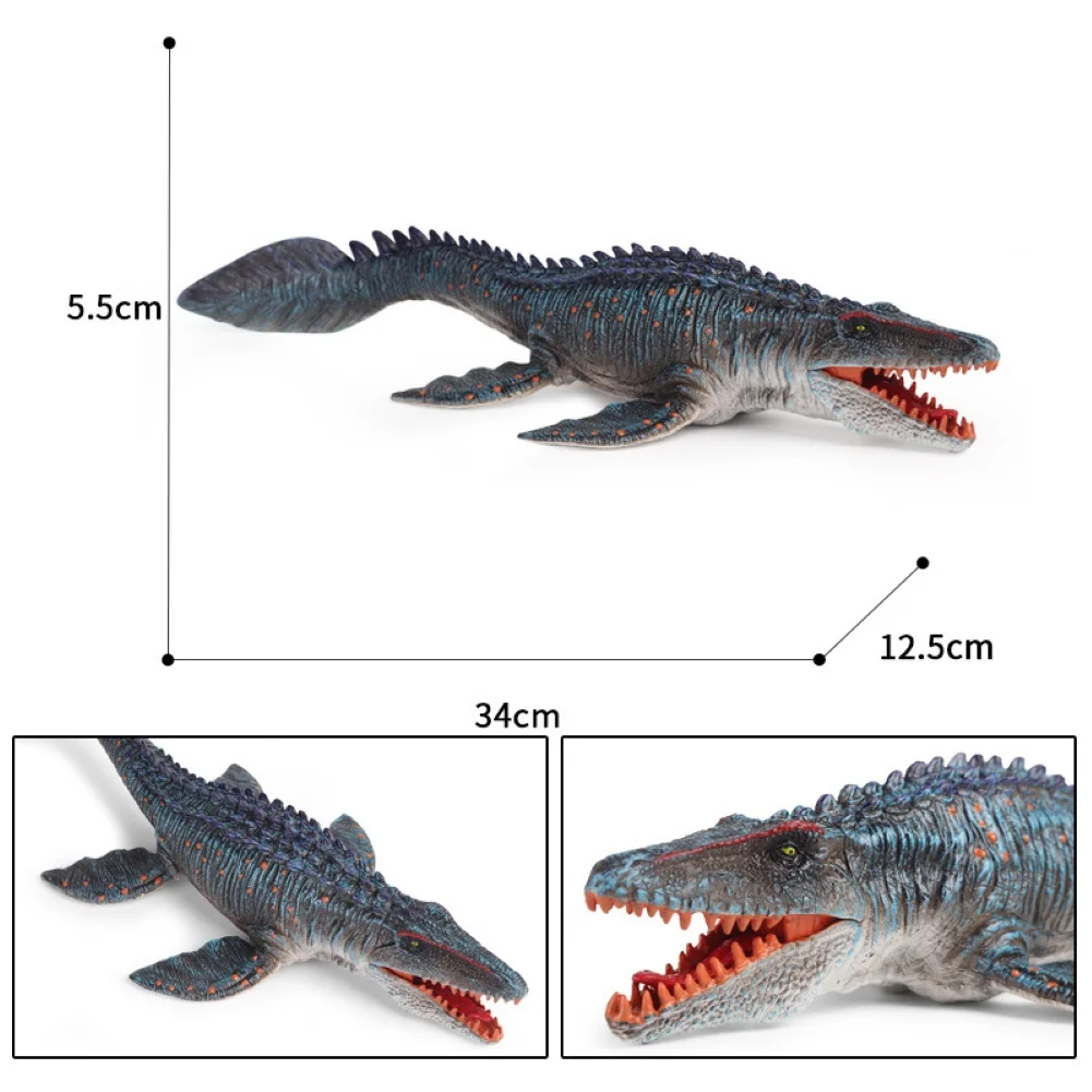 

Kids Simulation Mosasaur Dinosaur Sea Animal Model Collectible Toy Home Decor