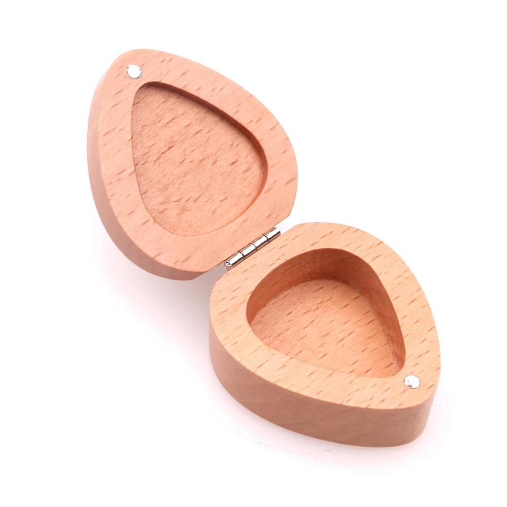 Деревянные медиаторы для гитары коробка хранения держатель контейнер чехол