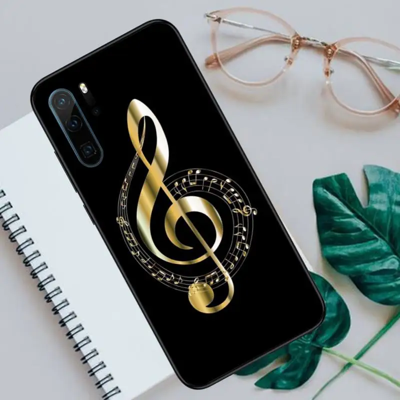 

Music notes Phone Cases For Huawei P40 P20 P30 lite Pro P Smart 2019 Mate 40 20 10 Lite Pro Nova 5t
