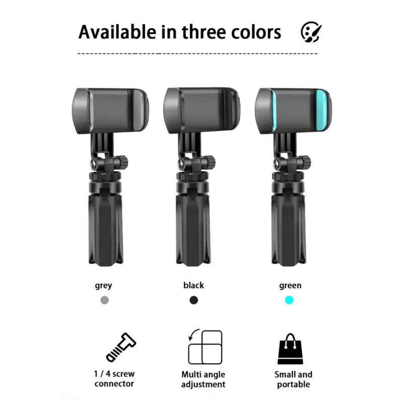 Складной мини-штатив с поворотом на мобильный телефон градусов держатель для