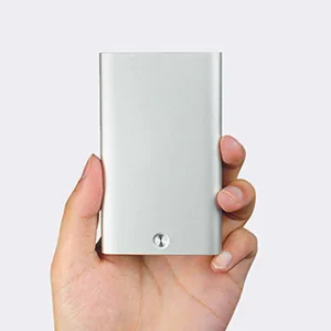 silver Xiaomi MIIIW Чехол для карт автоматический всплывающая Коробка Чехол держатель для карт Mijia металлический кошелек ID портативное хранилище банковская карта кредитная карта 5 - Цвет: silver