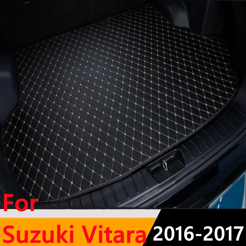 

Sinjayer Car AUTO Trunk Mat ALL Weather Tail Boot Luggage Pad Carpet Flat Side Cargo Liner Cover FIT For Suzuki Vitara 2016 2017