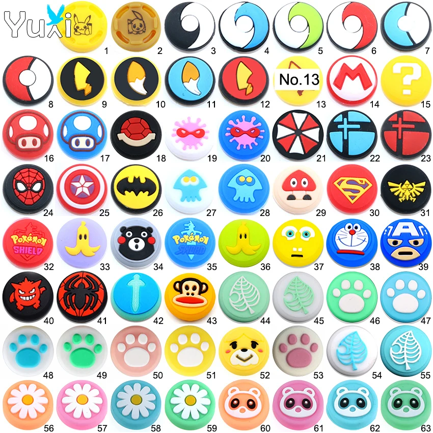 Крышка джойстика для YuXi 2 шт. защитная крышка контроллера Nintendo Switch Lite NS Joy-Con