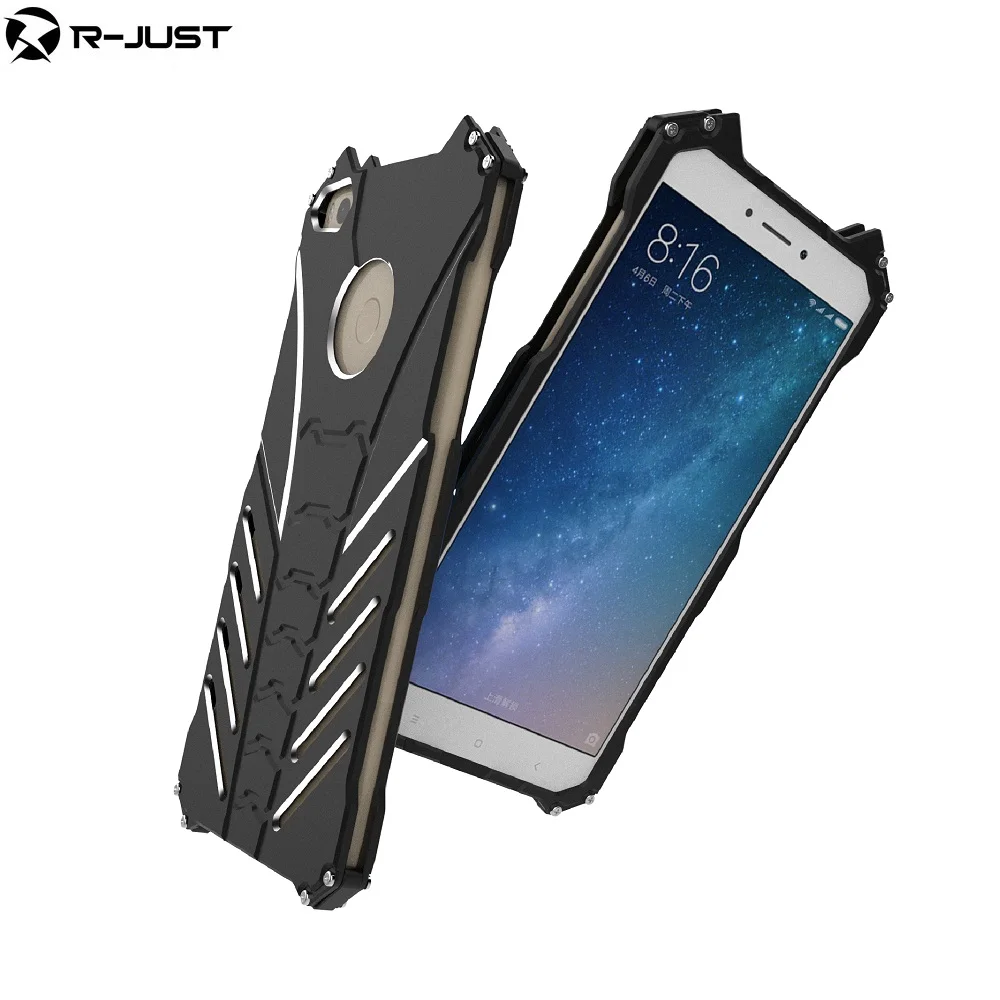 Batman Armor Rugged Shockproof Kickstand Metal Aluminum Case For Xiaomi Mi Max 2 Cover Outdoor Protection Phone |