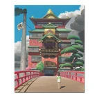 Spirited Out фильм Шелковый плакатный принт 30x40 см 55x70 см путешествие Chihiro фильм картины декор гостиной аниме стены искусства