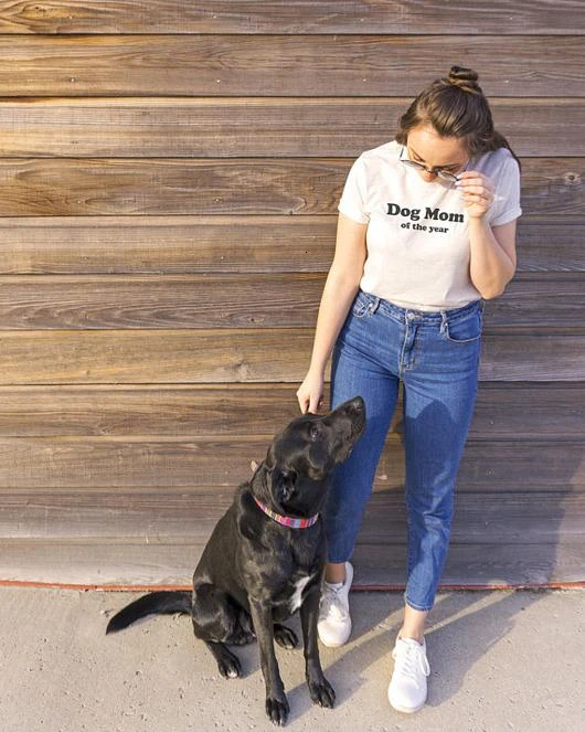 

DOG mom of the year t shirt women fashion mother days gift funny grunge tumblr aesthetic camisetas street party tees tops- K459