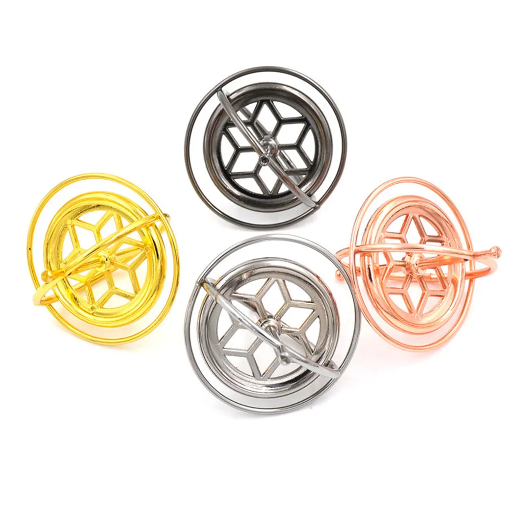 

Креативный научный развивающий металлический гироскоп для пальцев гироскоп высшее давление облегчает Классические игрушки подарок для де...