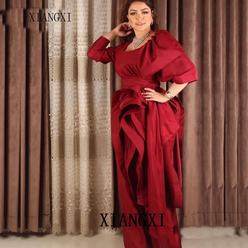 Бургунь jour arabe robe de soireue 2020 Vestidos noche largo dubaï formelle Future abiye elbise robes | Свадьбы и торжества