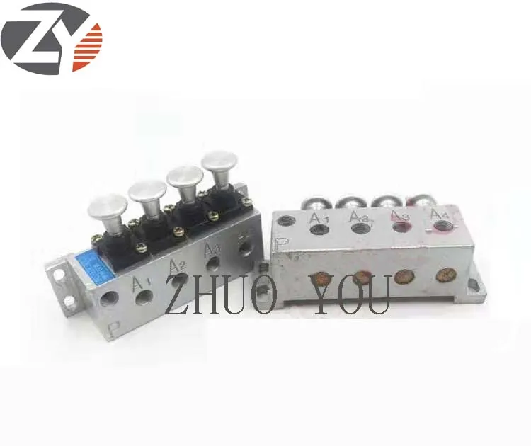 

Pneumatic push-pull valve set four-position hand-operated valve row drill accessories