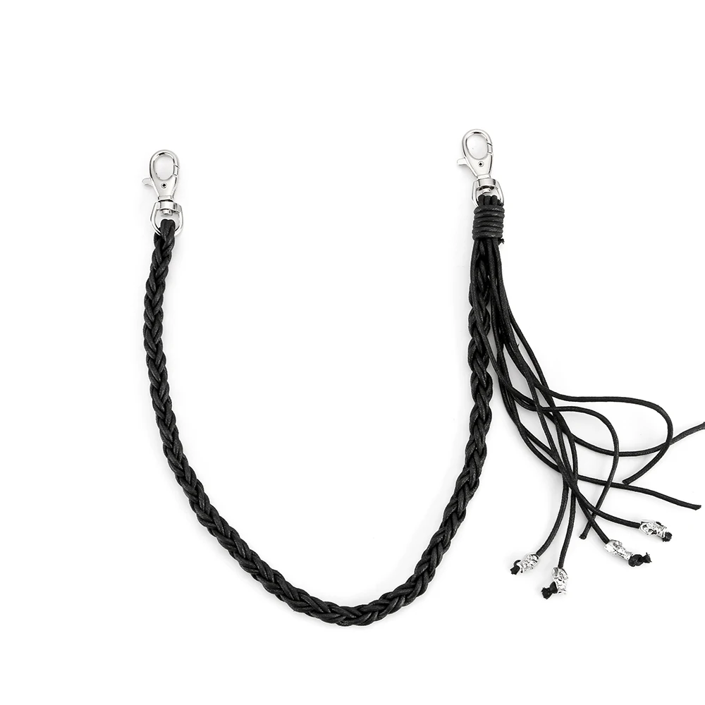 Модные джинсовые кошельки кожаные косы ремень цепочка в стиле панк-рок женские