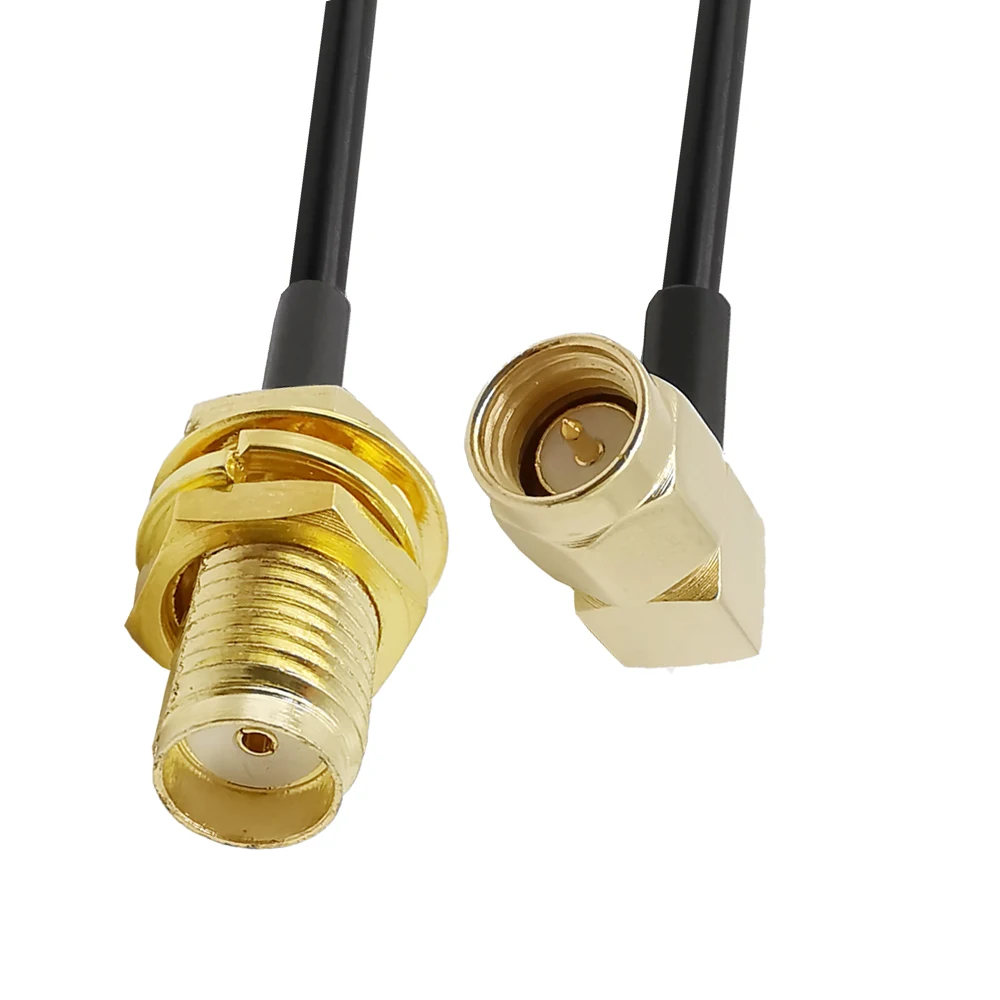 

Low Loss SMA Extension Cable SMA Male Right Angle to SMA Female RF Connector Adapter LMR200 RF Cable 1M 3M 6M 9M 12M 15M 20M
