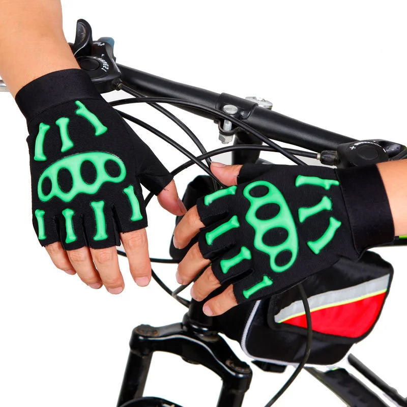 1 пара дышащие перчатки с полупальцами для езды на велосипеде крутые