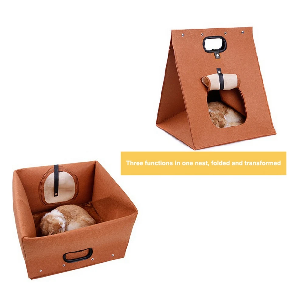 

Portable Pet Kennel, Multi-functional Non-woven Fabric and Bottom Pad, Removable and Washable, Foldable, Breathable Kennel