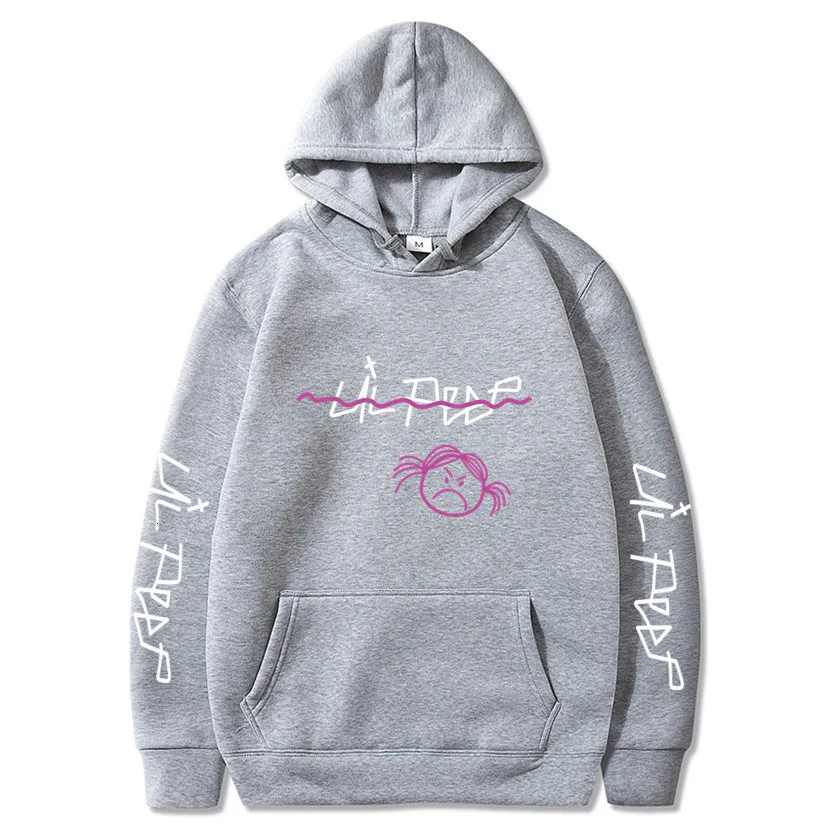 Lil Peep/толстовки с капюшоном Love lil. peep, мужские свитшоты, пуловер с капюшоном, свитшоты для мужчин/женщин, sudaderas cry, Детская уличная толстовка с капюшоном для мужчин - Цвет: Light gray 70