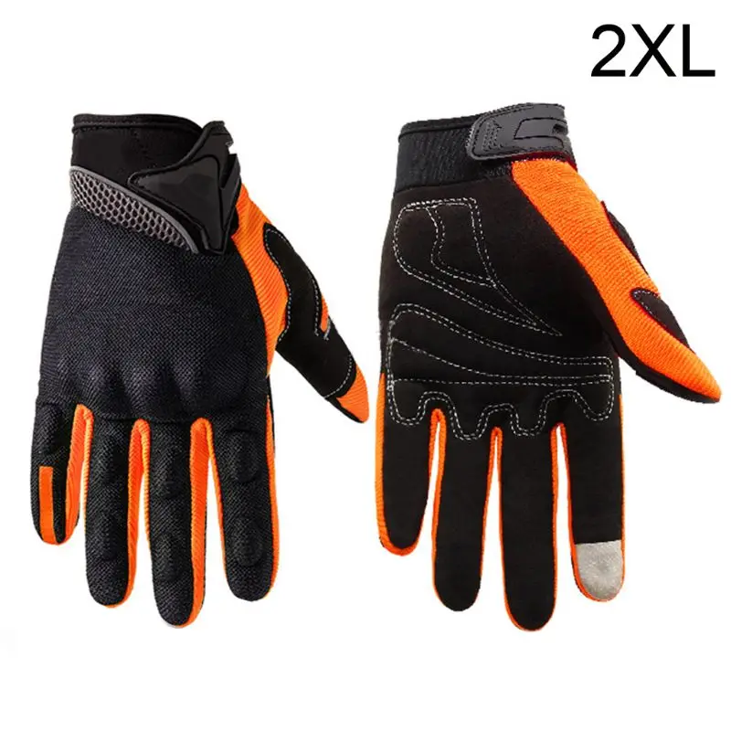 

Sports Motorbike Full Finger Glove Summer Non-slip Breathable Mountain Bicycle Q9QD