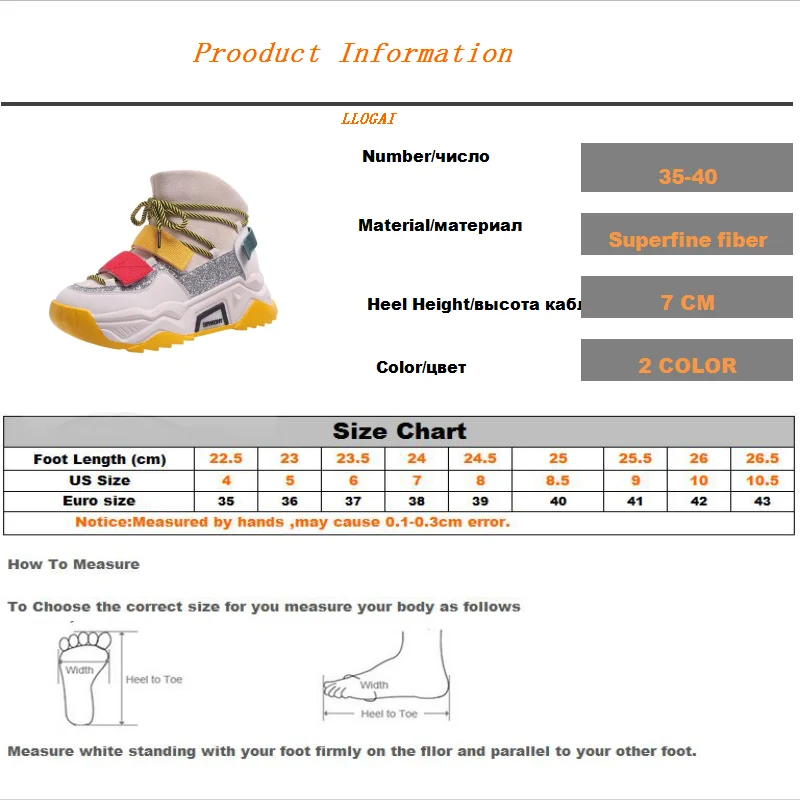 

Sexy Lace Up Platform Sneakers Fashion Round Toe Vulcanized Shoes Women High Heel Sport Casual Shoe Zapatillas Mujer 2020 Autumn