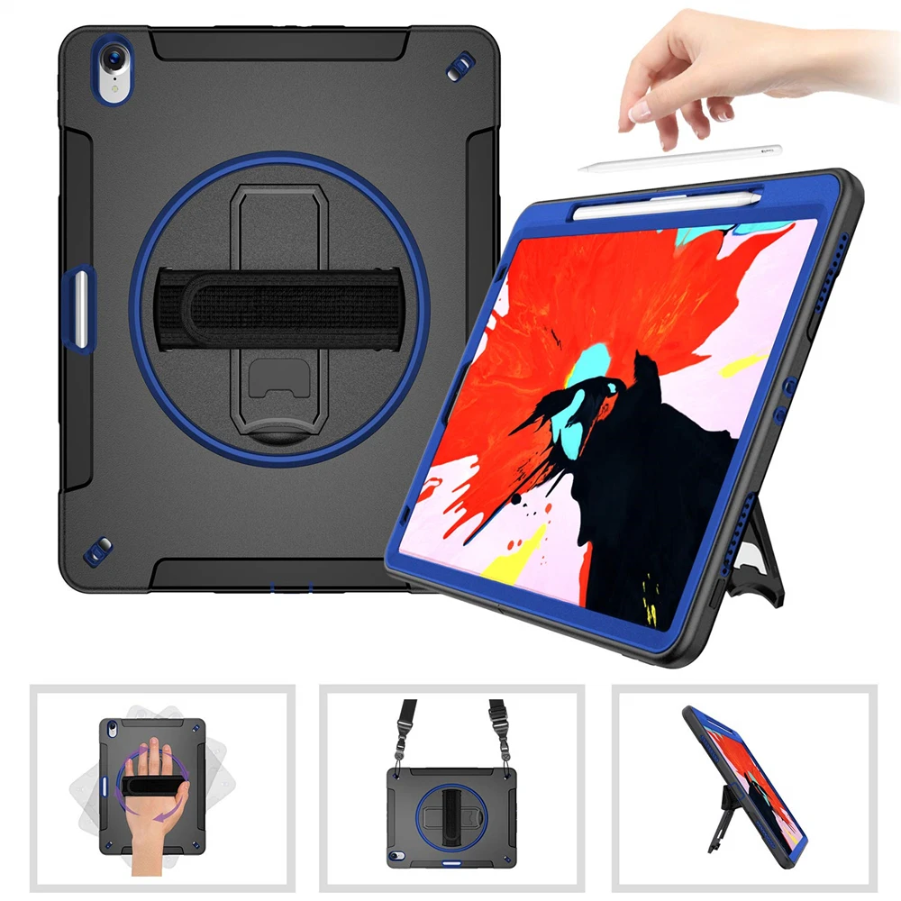 Противоударный чехол для iPad Pro 12 9 дюйма 2018 планшета с держателем карандаша