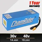 Аккумулятор для электровелосипеда Chamrider, 36 В, 10 А  ч, 20 А, 48 В, 30 А, 18650
