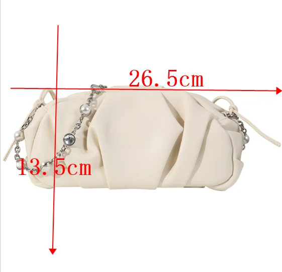 

[EAM] Women New Luxury Diamonds Chains PU Leather Flap Personality All-match Crossbody Shoulder Bag Fashion Tide 2021 18A2466