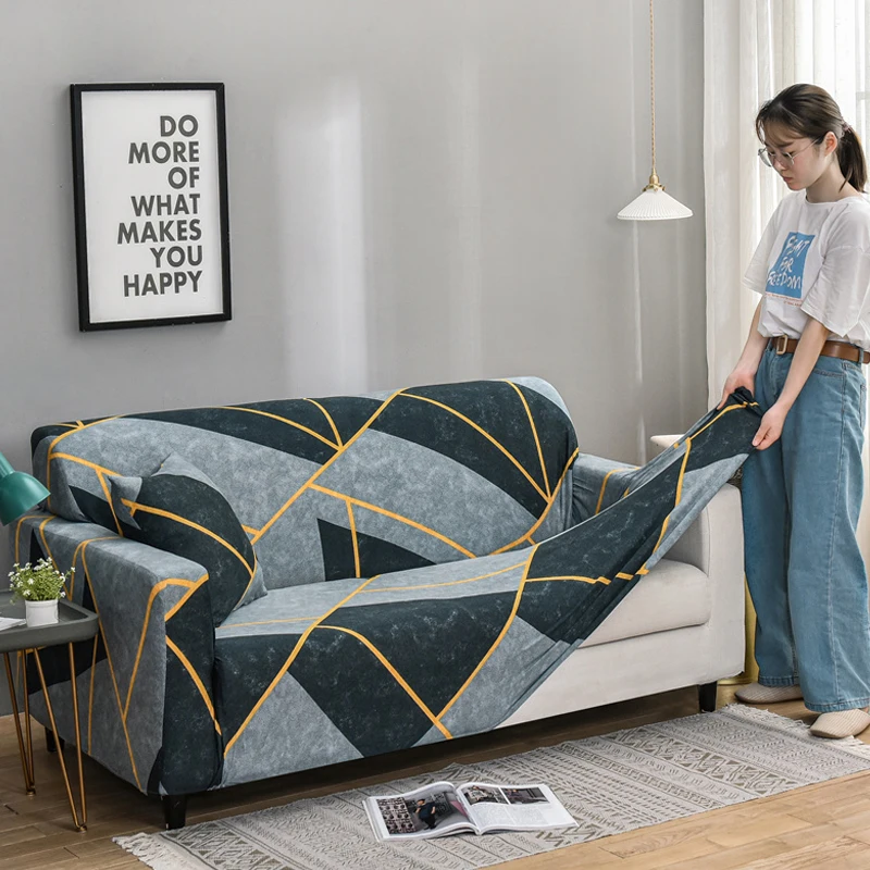 Эластичный чехол для дивана гостиной на 1/2/3/4 места растягивающийся кресла