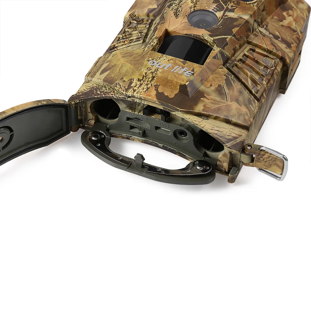 HT - 001B Trail Camera 12MP 1080P 30pcs Infra LEDs 850nm Hunting IP65 Waterproof 120-Degree Angle Wild | Спорт и развлечения