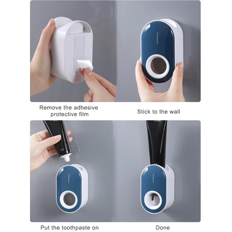 

Automatic Squeezer For Toothpaste Dispenser Toothbrush Holder Toothpaste Squeezer Bathroom Accessories Holder for Toilet