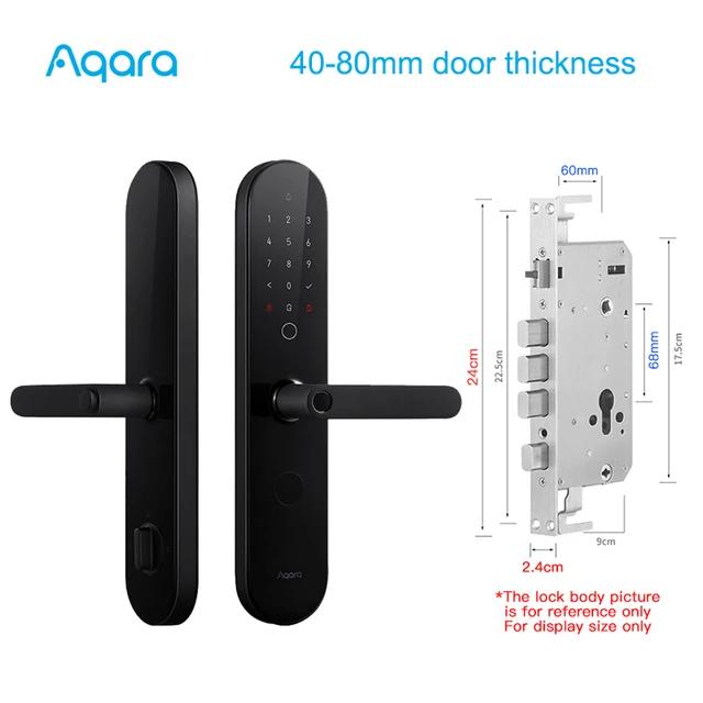 Умный дверной замок Aqara N100 и N200 разблокировка по отпечатку пальца Bluetooth NFC