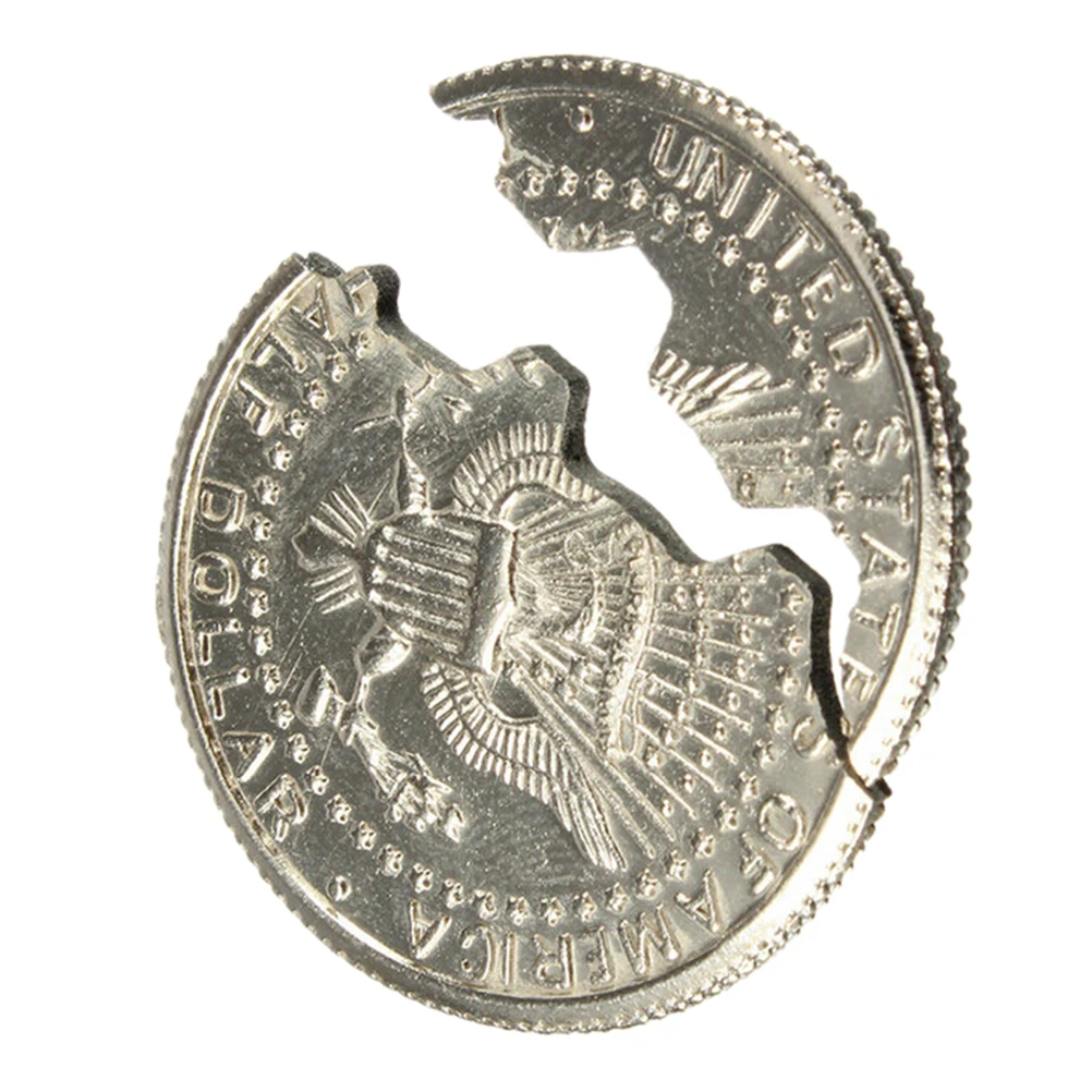 

New Magic Close-up Street Coin Magic Props Metal 2-4 Years,5-7 Years Unisex / MINIFRUT