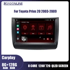 Автомобильный радиоприемник для Toyota Prius 20 2003-2009, Авторадио Android 10,0, 8 ядер, 6 ГБ, 128 ГБ, 2din, Gps-навигация, мультимедийный плеер Carplay
