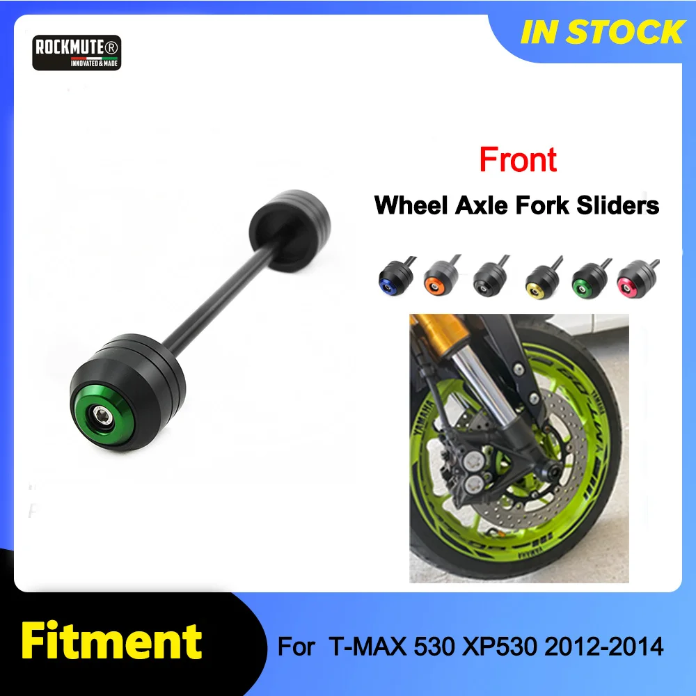 

Motorcycle Swing Arm Wheel Protector For YAMAHA T-MAX 530 XP530 2012-2014 Front Rear POM Axle Fork Crash Slider