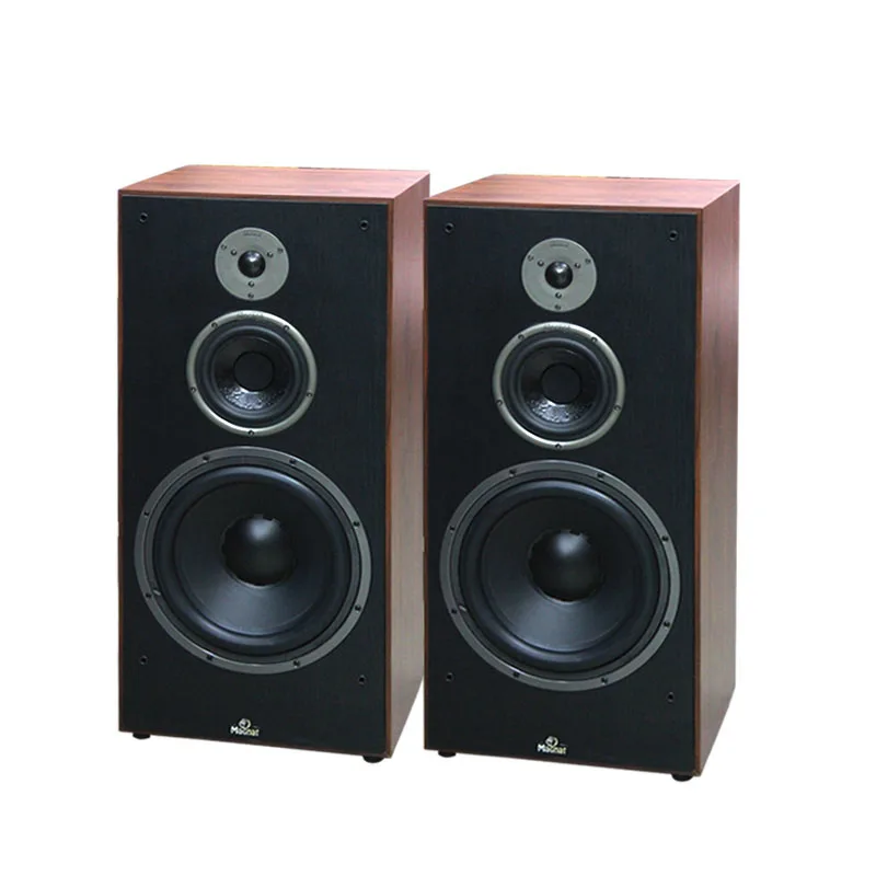 

300W 4~8 Ohm 12-inch Bass Speaker HiFi Bookshelf Speaker High, Middle and Low Three-unit Passive Fever Pair Box M12 Floor Type