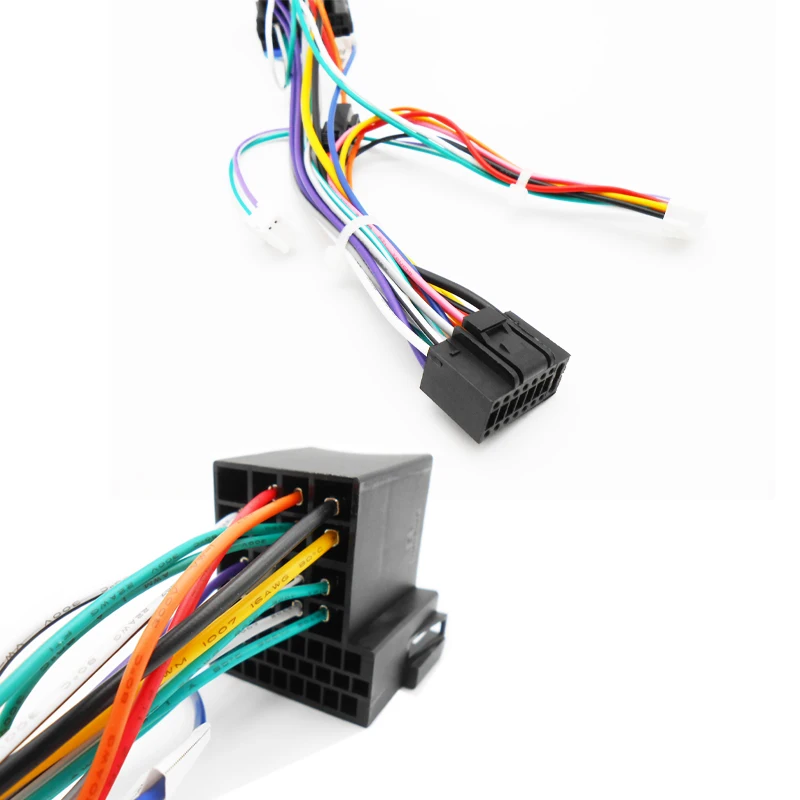 16-контактный жгут проводов VW 16 P штекер ISO гнездовой разъем 2 Din автомобильный