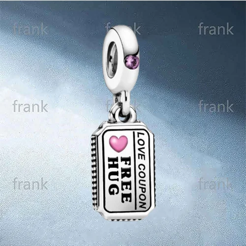 

2021 New Sterling Silver Hip Hop Art Letter Tag Heart Sterling Silver Gothic Punk Pendant Harajuku Gift 798703C01